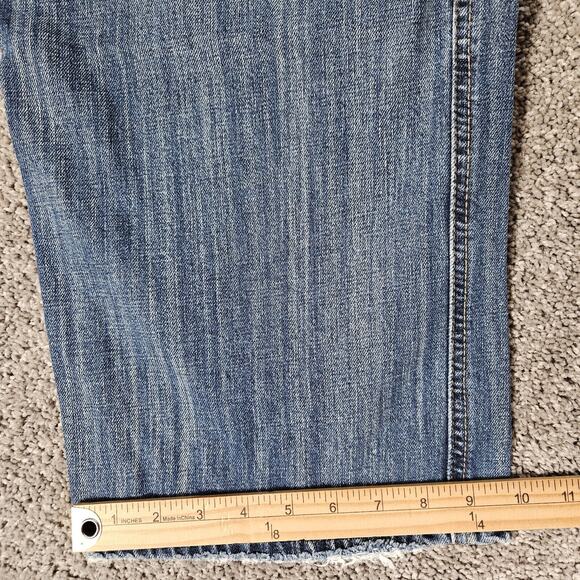 Mavi Jeans Mens 34X33 (Tag 36X34) Blue Wide Leg Max Denim Pants Casual - Picture 13 of 13